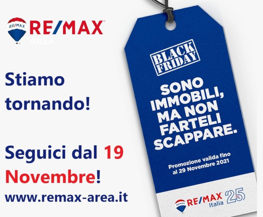 Black Friday Immobili Re/Max Area Roma