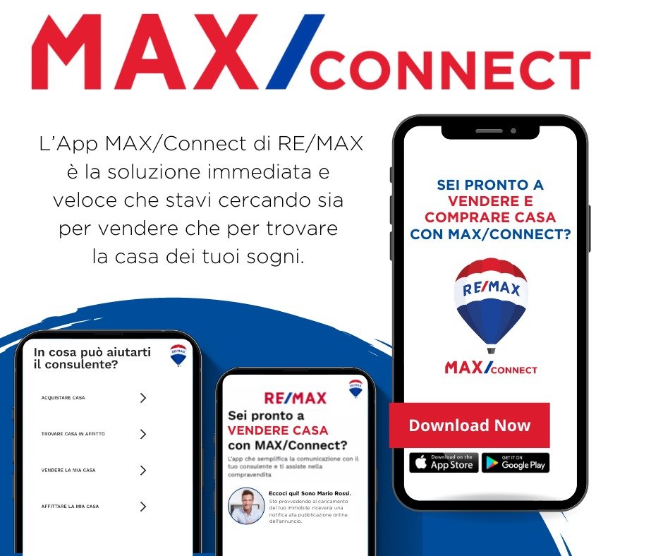 Vendi la tua casa con la nuova app MAX/Connect